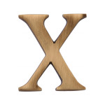 M Marcus Heritage Brass Letter X - Pin Fix 51mm